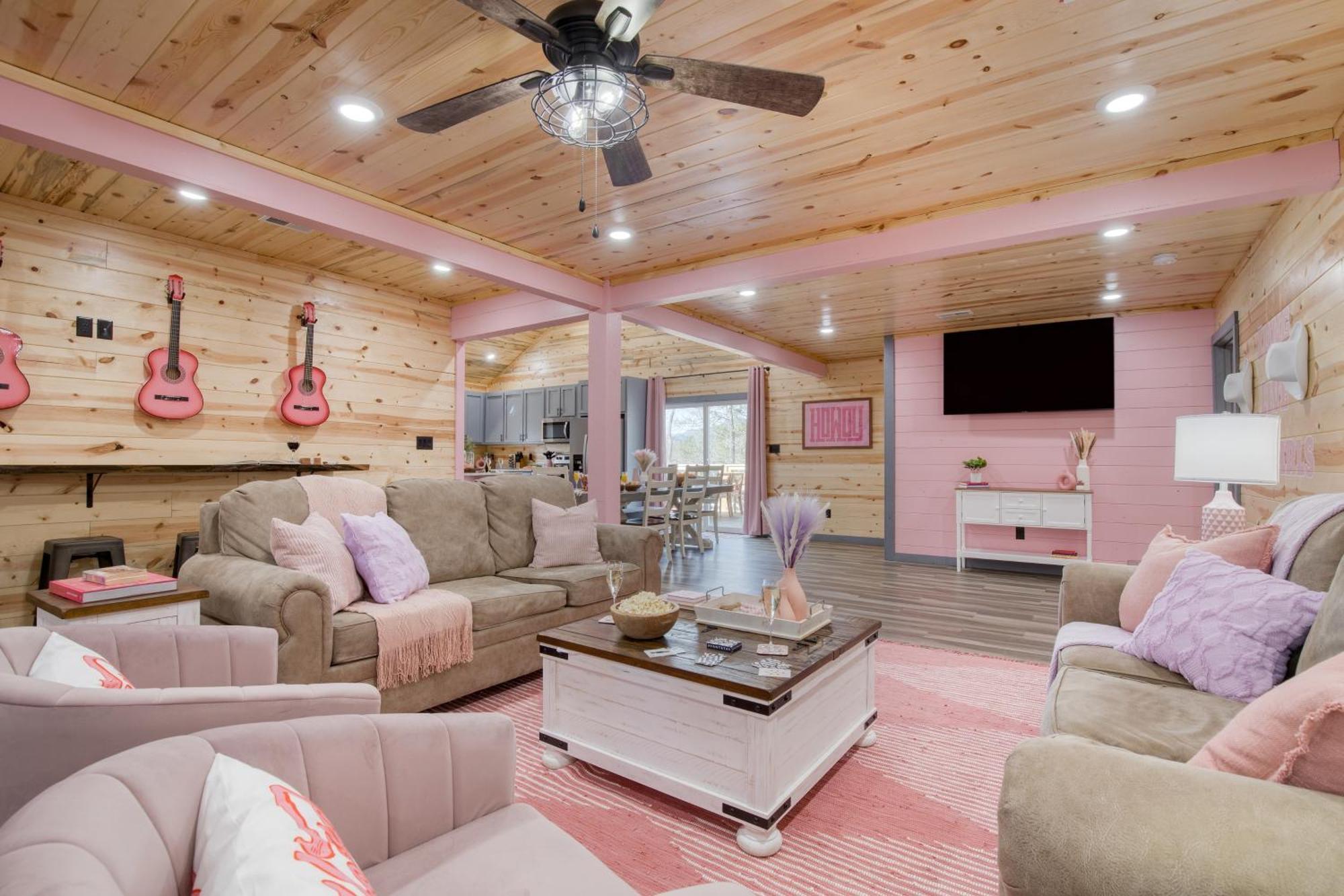 Pink Pines Avantstay Luxury Aesthetic Dream Home Indoor Pool Hot Tub Pigeon Forge Esterno foto