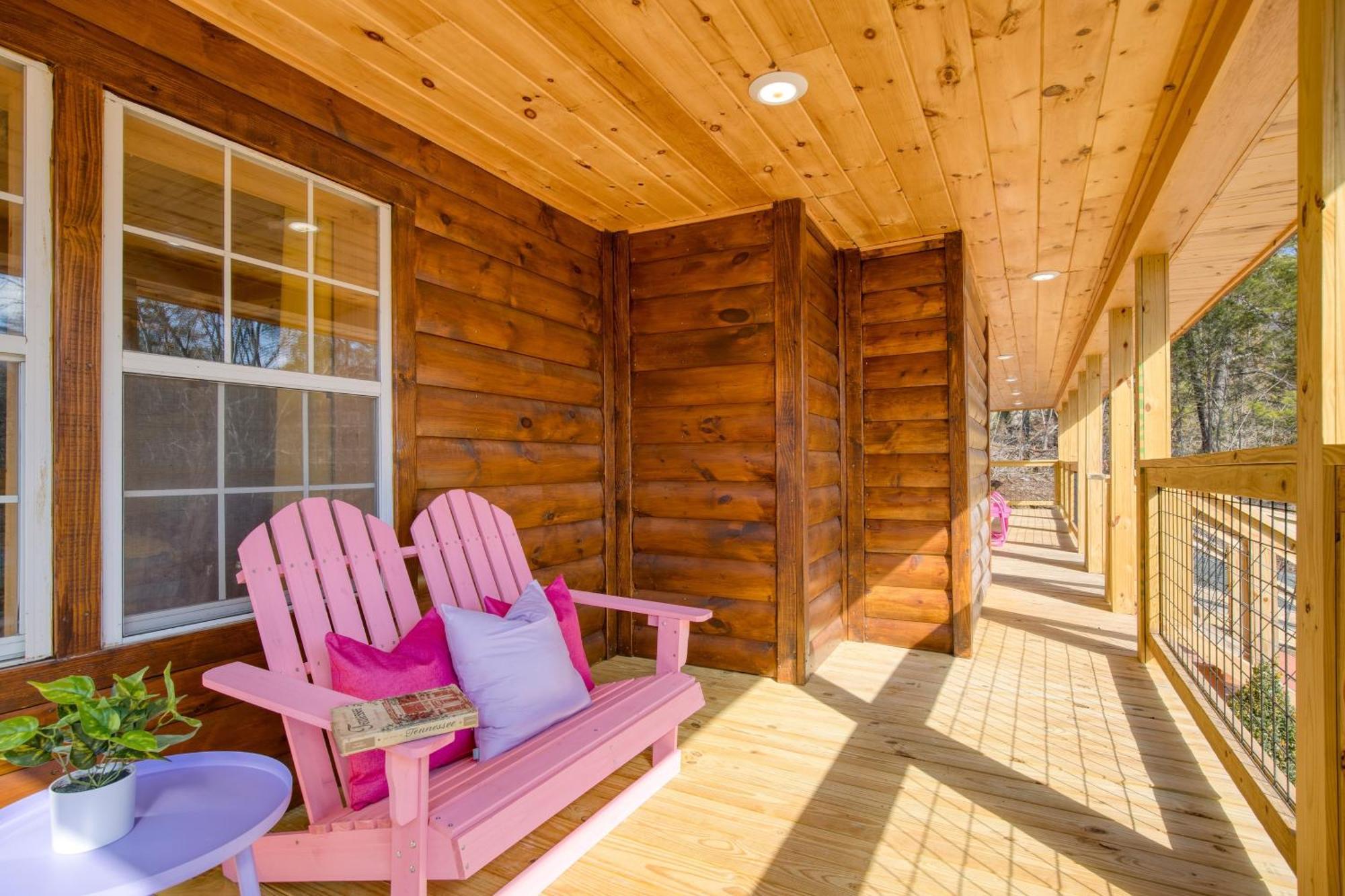 Pink Pines Avantstay Luxury Aesthetic Dream Home Indoor Pool Hot Tub Pigeon Forge Esterno foto