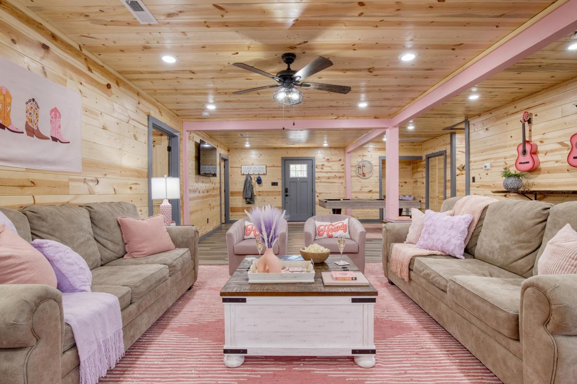 Pink Pines Avantstay Luxury Aesthetic Dream Home Indoor Pool Hot Tub Pigeon Forge Esterno foto