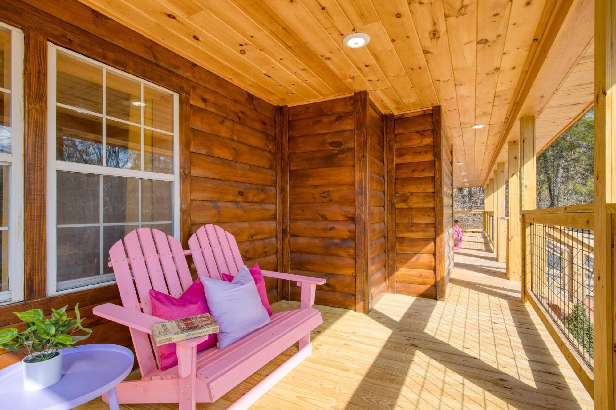 Pink Pines Avantstay Luxury Aesthetic Dream Home Indoor Pool Hot Tub Pigeon Forge Esterno foto