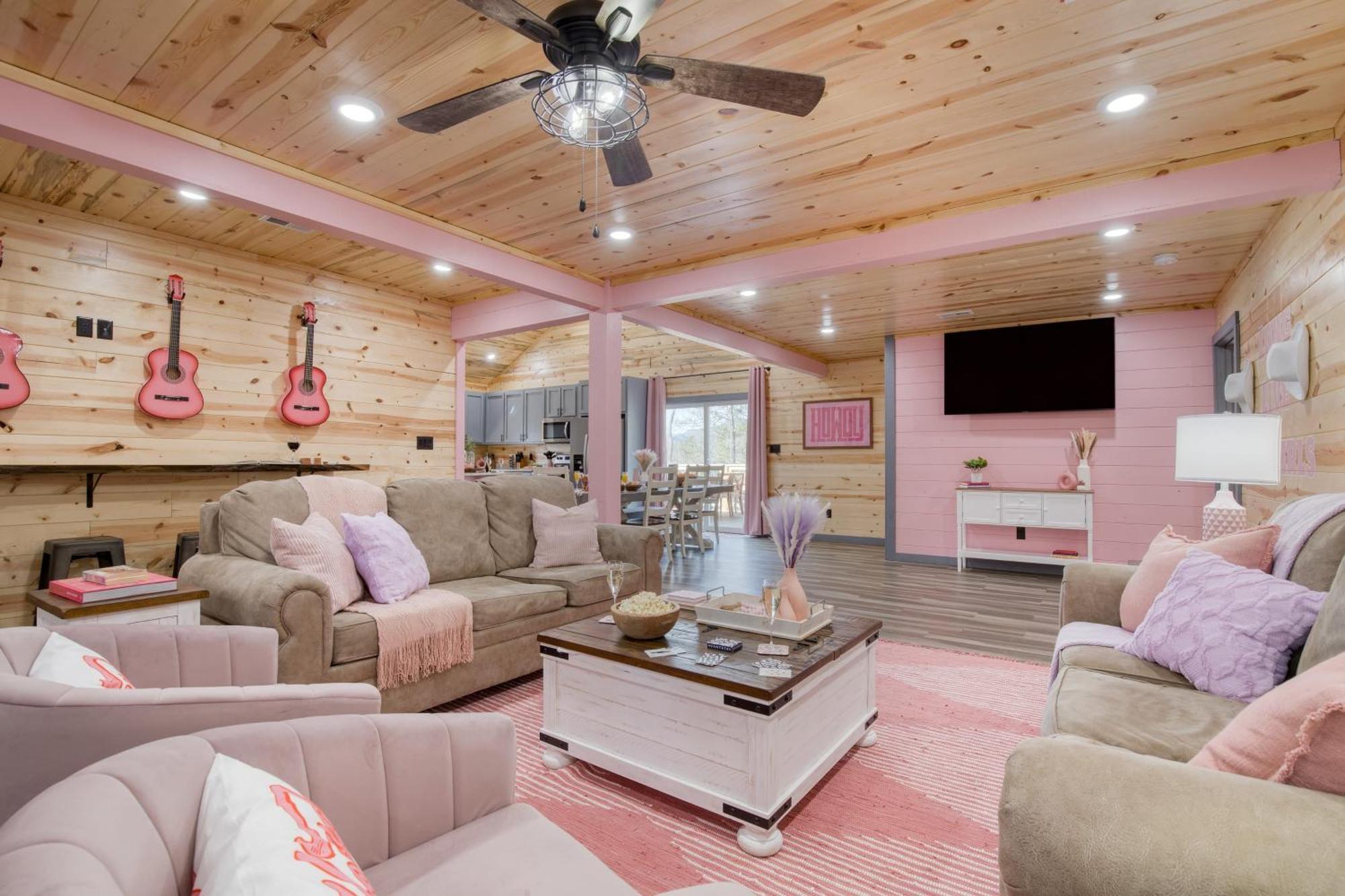 Pink Pines Avantstay Luxury Aesthetic Dream Home Indoor Pool Hot Tub Pigeon Forge Esterno foto